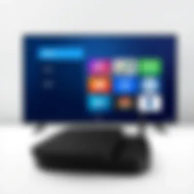 An interface screenshot displaying the user-friendly menu system of the X96 TV Box.