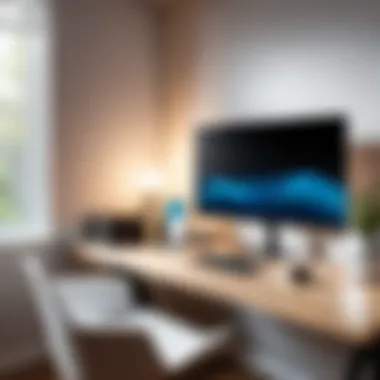 Ubiquiti network extender in a modern home office environment