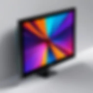 Compact HDMI Screen with Vibrant Display Compact 10 inch HDMI screen showcasing vibrant visuals