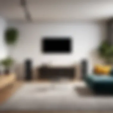 Guide to Installing Wall-Mountable Speakers Installation of wall mountable speakers in a stylish room