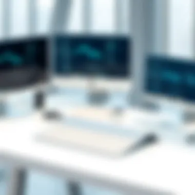 Ergonomic setup featuring a flexible keyboard in a modern workspace