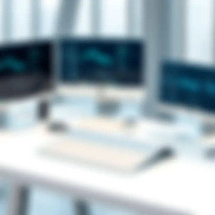 Ergonomic setup featuring a flexible keyboard in a modern workspace