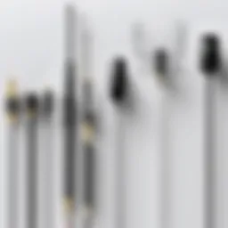 Illustration showcasing various types of FM antennas suitable for Kenwood receivers.