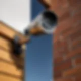 Foscam Floodlight Camera mounted on a residential exterior wall