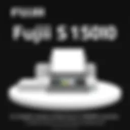 Fuji S1500 Scanner showcasing its sleek design and interface