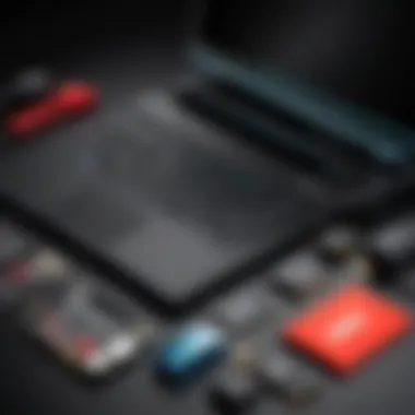 Tools Needed for Gaming Laptop Assembly Visual representation of assembly tools for gaming laptops