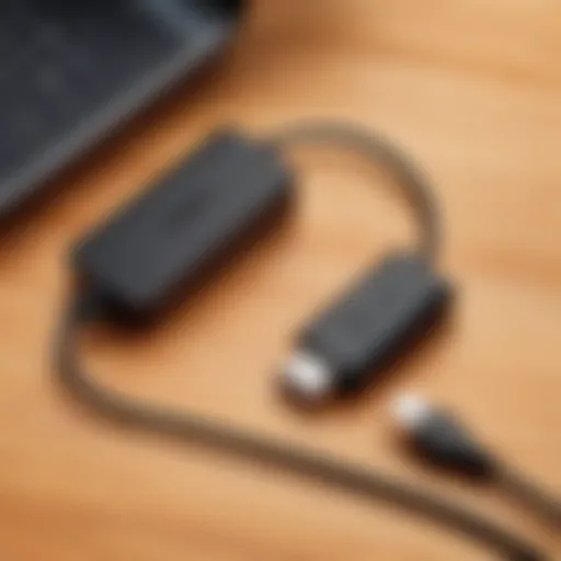 Garmin Nuvi charging cord showcasing its design and features