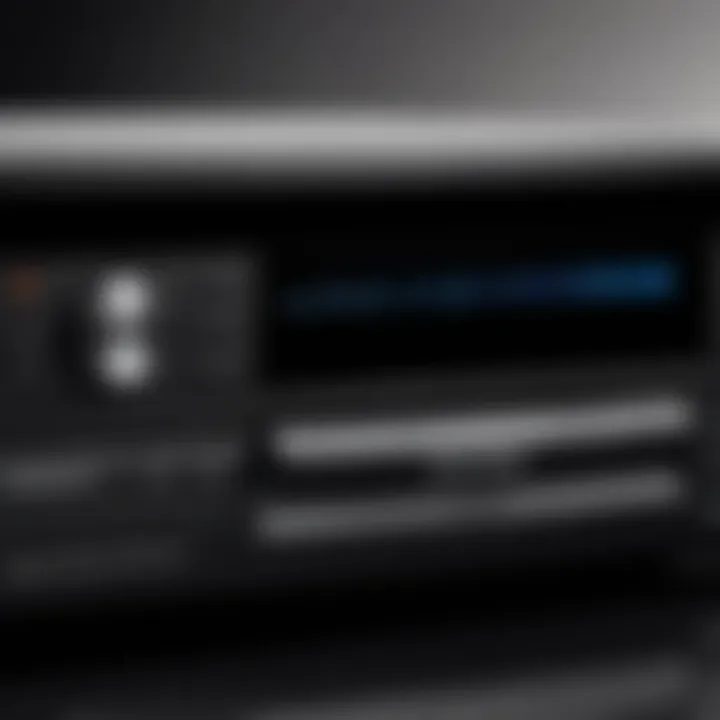 User interface of Harman Kardon DVD player highlighting usability features