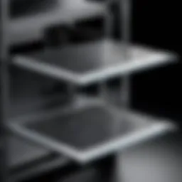 Sturdy heavy-duty rack mount shelf in a tech environment