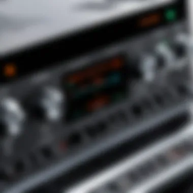 Detailed Look at Hifonics Voice Amplifier Features Close-up of Hifonics amplifier controls and features