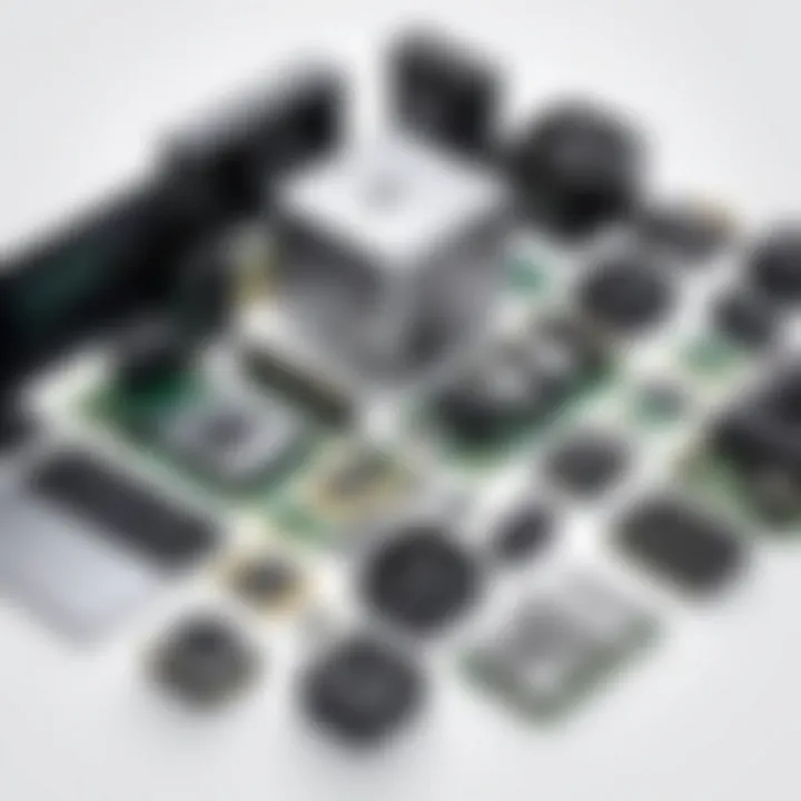 A comparison chart of different PC components for gaming.