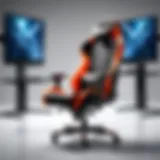 Showcasing ergonomic design of a gaming chair
