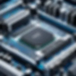 Detailed architecture of an Intel ATX motherboard