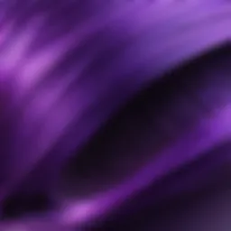 Vibrant Ion Amethyst hair color swatch showcasing its rich purple tones