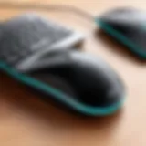 Sleek design of the Jelly Comb wireless keyboard mouse