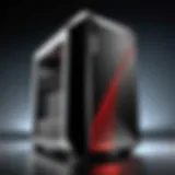 High-performance Lenovo gaming desktop showcasing sleek design