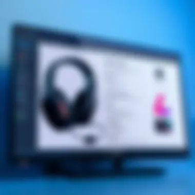 Technical specifications and features of Letton gaming headsets displayed on a screen