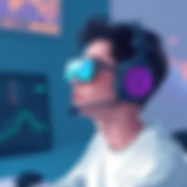 User experiencing immersive sound with Letton gaming headset