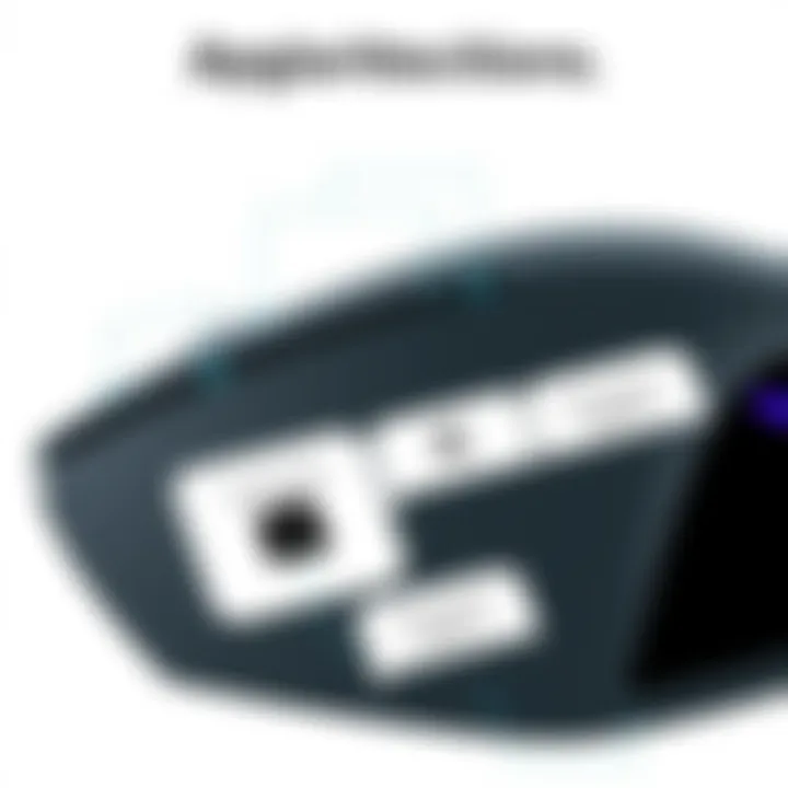 Display of Logitech M585 connectivity options