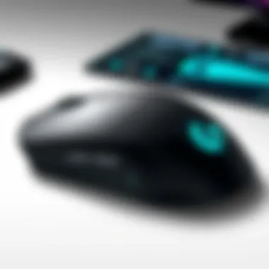 User interface of Logitech software features