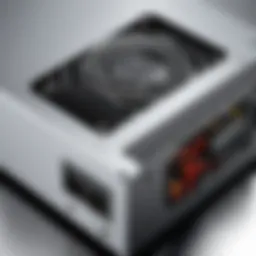 Mini ITX power supply unit showcasing compact design