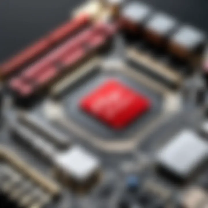 Close-up of MSI Apache Pro hardware components