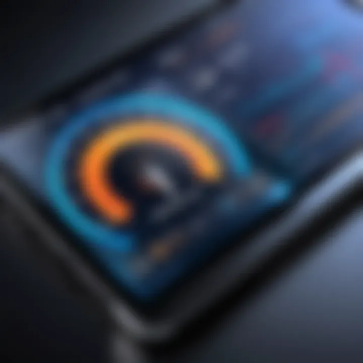 Performance metrics display