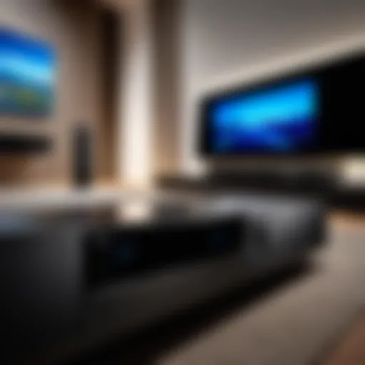 Panasonic Home Theater System showcasing sleek design