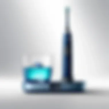 User-friendly interface of the Philips Sonicare base highlighting its ease of use.