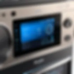 Close-up view of the Presto Dehydro Electric Food Dehydrator showcasing its control panel