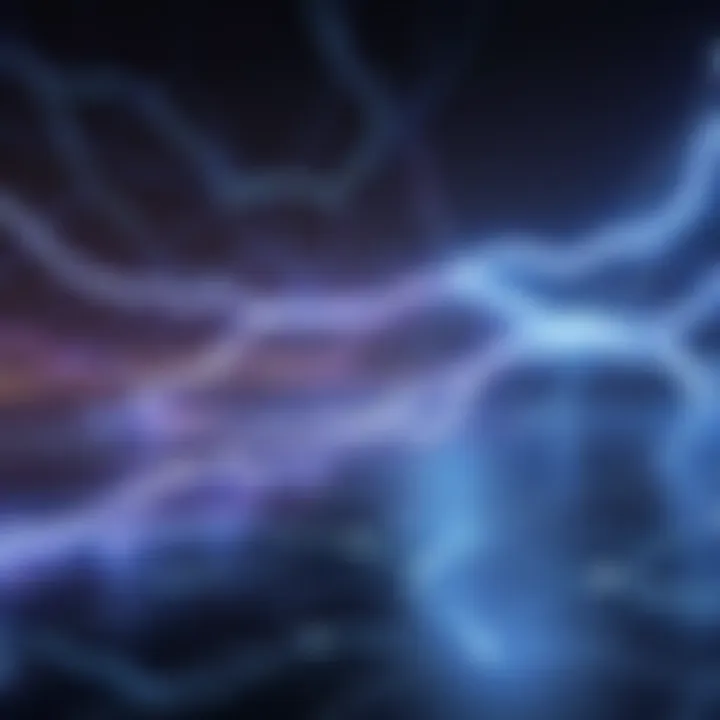 A diagram depicting the principles of lightning as a data transfer method