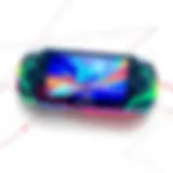 Stylish PSP protective case showcasing vibrant colors and designs