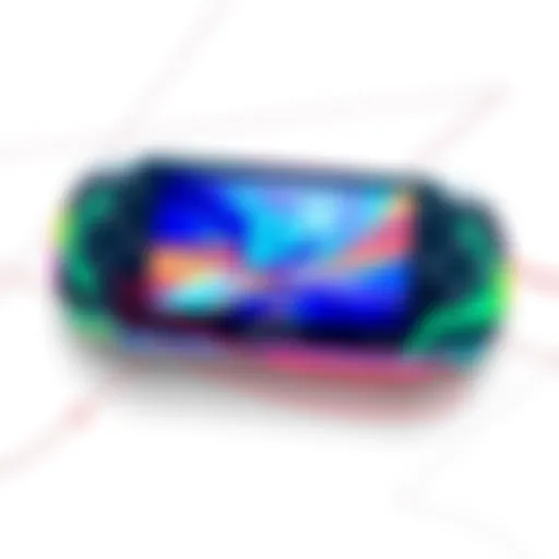 Stylish PSP protective case showcasing vibrant colors and designs