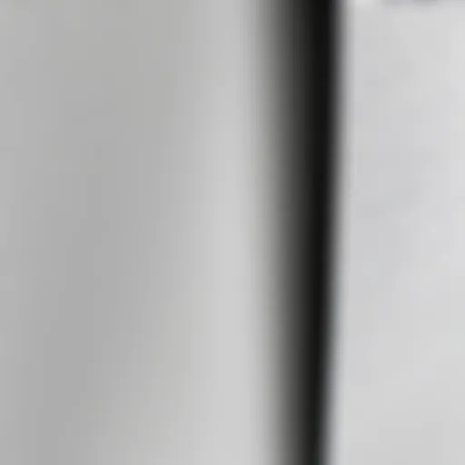 Close-up view of a pull down projection screen material showcasing its texture.