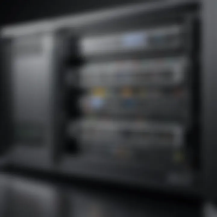 Technical overview of a rack KVM setup