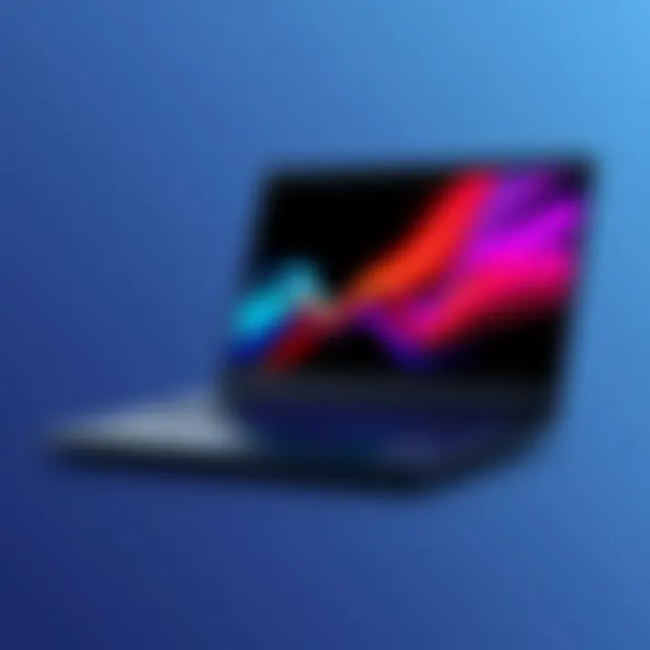 Refurbished ThinkPad laptop showcasing its sleek design