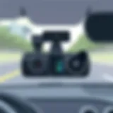 Rexing Dual Dash Cam in Real-Time Use Rexing Dual Dash Cam in action