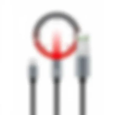 Illustration of charging speed comparison among different Samsung Micro USB cables