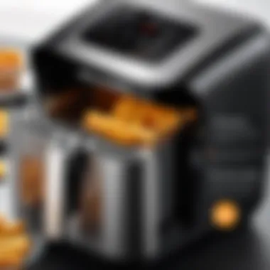 Safety features highlighted in a Secura air fryer