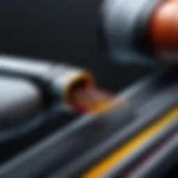 Detailed view of Slimrun cable construction