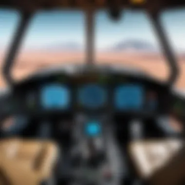 User interface of Thrustmaster Warthog with flight simulation software