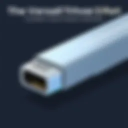 Thunderbolt 3 port showcasing its versatility