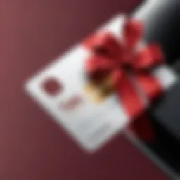 Elegant representation of Total Wine virtual gift card design