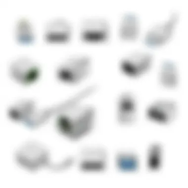 Variety of Mac USB-C to Ethernet Adapters Different types of Mac USB-C to Ethernet adapters available on the market