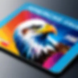 American Eagle printable gift card design showcasing vibrant colors and logo