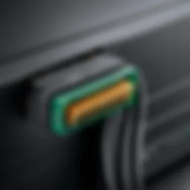 Technical Specifications of APC Console Cables Close-up view of an APC console cable showcasing its technical specifications