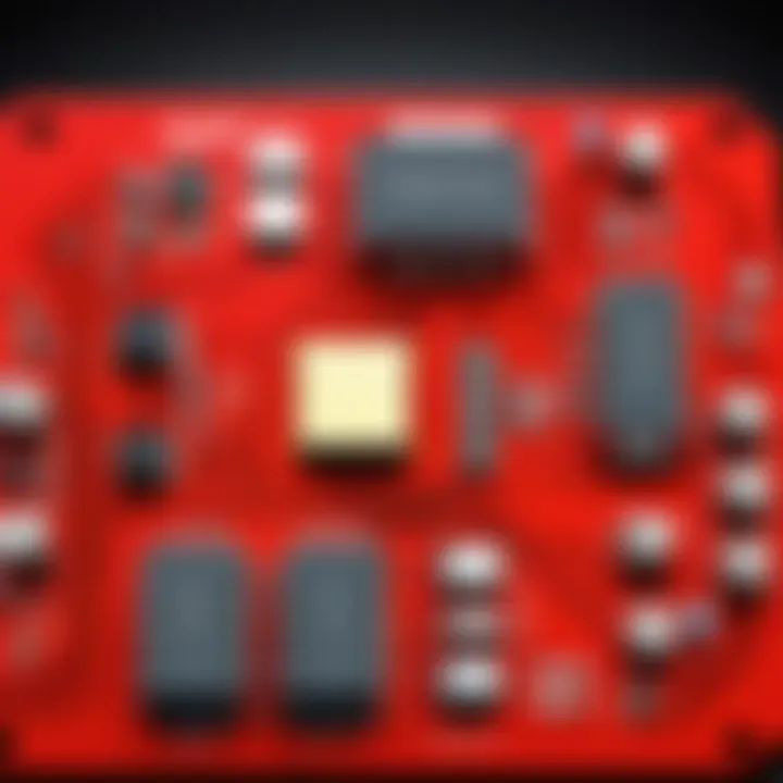 Illustration of a 12V to 100V boost converter circuit diagram