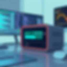 A sleek firewall appliance on a desk