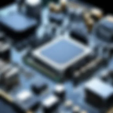 Diverse Computer Components An array of computer components including a motherboard, RAM, and a graphics card.