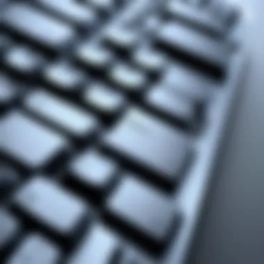 Ergonomic Keyboard Design A high-quality keyboard showcasing ergonomic design and advanced features.